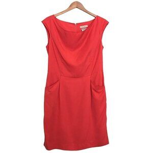 Paul & Joe Sister Aurra Coral Cap Sleeve Tencel Mini Dress